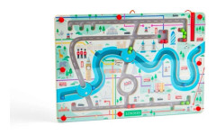 Bigjigs Toys London Maze Puzzle Magnetic Mazes For Kids, Wooden Montessori Toy Brand New