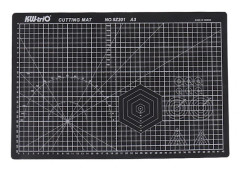 A3 PVC Cutting Mat Double-Sided Self-Healing Cutting Mat Patchwork Cutting Mat DIY Tool Office Supplies, Black