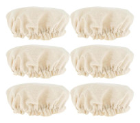 Jäsdukar set med 6 - 10 cm - Beige canvas - För surdegsstartare, jäskorgar - Återanvändbara & tvättbara - Dammskydd