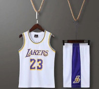 Lakers #23 Lebron James Jersey No.23 Basket Uniform Set Barn Vuxna barn