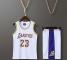 Lakers #23 Lebron James Jersey No.23 Basket Uniform Set Barn Vuxna barn