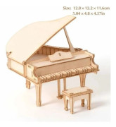 3D Wooden Piano Puzzle Assembly Kit for Adults and Teens, 3D DIY Craft Toys Brand New