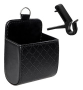 Car Air Vent Storage Bag Organizer Sunglasses Holder Car Mount Phone Holder Coin Key Card Case Organizer with Hook