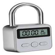 Smart tidslås, 99 timmars maximalt tidslås med LCD-display, multifunktionell elektronisk resetimer A hskev