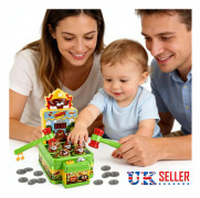 Whack Game Toy with Mole,Mini Electronic Arcade Pounding Bench Coin game Gift Brand New
