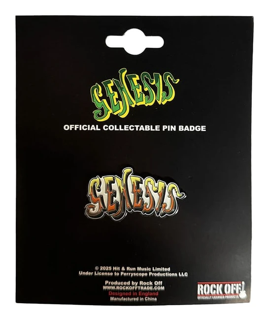 Genesis Pin Badge: Orange Classic Logo