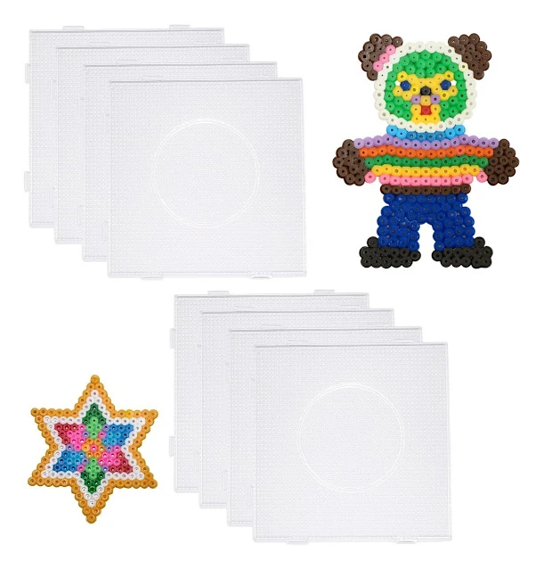 8 Pcs 145x145cm Beads Board 26mm Large Square Bead Boards Light Interlocking Brand New