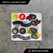 Precut Redesigned Sticker Sheet Only For Beyblade HMS Driger MS Standard Brand New