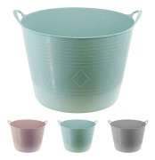 Flexi Tub Heavy Duty Storage Basket Home Garden Laundry Toys Bucket Trug 40L Brand New