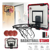 Mini Indoor Basketball Hoop Game Electronic Scoreboard With 3 Balls For Kids Toy Brand New