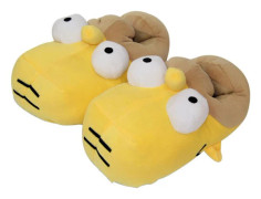 Cartoon The Simpsons Soft Plush Home Slippers Women Men Anime Indoor Shoes Gift Brand New