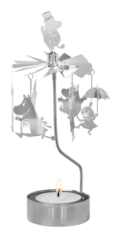 Änglaspel Moomin - Mumin familj Silver