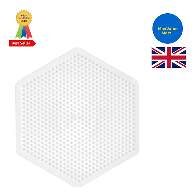 Elegant Large Hexagonal Midi Pegboard Durable White Plastic Storage Solution Brand New