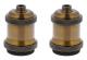 st E26 E27 Lamp Socket with Lampshade Ring, Screw Socket Holder for Standard Medium Base - Copper