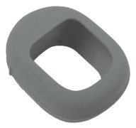 Bärbar silikon för fodral deformerbara hållbara överdrag för JBL Clip 4 Clip4 högtalare skyddande anti-fall för fodral Gray