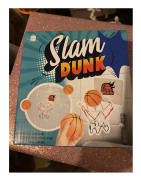 BNIB Slam Dunk Novelty Mini Basket Ball Game Suction Net Bath Toy Or Bin Target Brand New