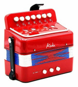 Accordion Child 7 Button RED, Koda HC103A Children's toy Brand New