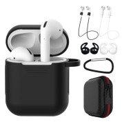 Komplett paket för dina AirPods - Svart