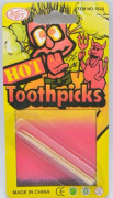 3 HOT TOOTHPICKS FUNNY JOKE NOVELTY PRANK TRICK MENS BOYS TOY GAG GIFT Brand New