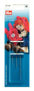 PRYM Doll Needles 131140 Pack of 3 for Soft Toy and Teddy Bear making Brand New