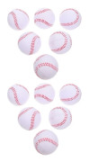 12 Pcs Toddler PU Stress Balls Children Baseball Toys Sports Balls Models Brand New
