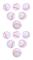 12 Pcs Toddler PU Stress Balls Children Baseball Toys Sports Balls Models Brand New