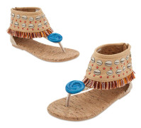 MOANA COSTUME SHOES FOR KIDS (Size 6-7 ) Brand New