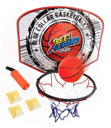 Mini Basketball Hoop Set & Net Ball Pump Indoor Activity Sports Novelty Fun Toy Brand New