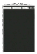 Förpackningspåsar, Vattentäta, Självhäftande,25x35cm-a, svart, 50PCS-a
