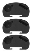 Plaststol Mugghållare Snack Kaffekopp Stolbricka För Trädgårds Gravity-Stolar Camping Fiske 3pcs