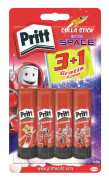 Pritt 1492372, Dry, Limstift, 22 g, Pap, Stof, Papir, 4 stk, Blister
