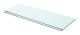 vidaXL Hyllplan 2 st glas genomskinlig 70x25 cm