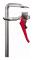 BESSEY GH12 klämmor och tvingar Spärrklämma 12 cm Borstat stål, Röd