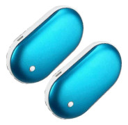 2-pack återuppladdningsbara handvärmare USB Power Bank Elektrisk fickvärmare värmare-ykc -ys
