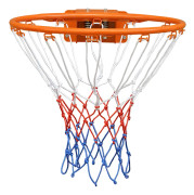 Basketbollring, Dubbel Fjäderdesign, Rostfritt Stål, 45 cm Inre Diameter, 16 mm Rördiameter, UV-beständig