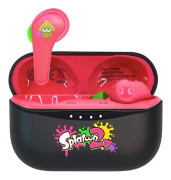 OTL Technologies Nintendo Spatoon 2, Trådlös, Samtal/musik, 20 - 20000 hz, 42 g, Hörlurar, Svart, Röd