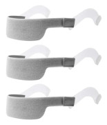 3-pack ersättnings-CPAP-huvudband med arm för DreamWear-huvudband för DreamWear justerbar mjuk huvudrem
