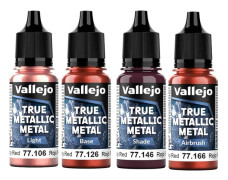 Vallejo TMM 77.254 Rubinröd färgsats