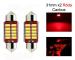 c5w canbus 31mm röd led SV8.5 2-pack 12v