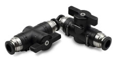 5 st 10mm Pneumatisk Kulventil Push-to-Connect Kopplingar BUC Luftflödeskontrollventil Rak Snabbkoppling Luftslangskopplingar