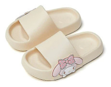 Kawaii Sanrio Tofflor Tecknad Hellokitty Cinnamoroll Mymelody Sommar Barn Hem Halkfria Tvättsandaler Barnpresent - Mymelody Tofflor 26-27 Mymelody Slippers 26-27
