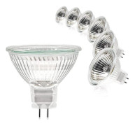 Halogen Lamps, MR16 Spotlight Bulb, 12V 35W Bulb, GU5.3 Bulb MR16 Dimmable Bulb, 2-Pin Halogen Lamps Warm White 2700K, 6-Pack [Energy Class G], DEBUNS