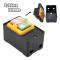 AC220V/380V Push Button Switch, Waterproof Power Control Push Button Switch with Housing, Control Button with Bottom Housing Machine Switch