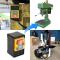 AC220V/380V Push Button Switch, Waterproof Power Control Push Button Switch with Housing, Control Button with Bottom Housing Machine Switch
