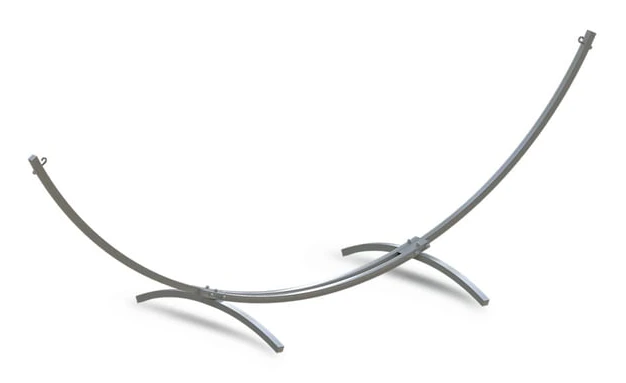 Ram för stor hängmatta 300 x 130 cm - Grå - Upp till 220 kg