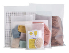 20 st Reusable Plastpåsar med Dragkedja Sjukhuspåsar Förlossningsartiklar Resekläder Förseglade Förvaringsväskor Skopåse Resväska Organiserare Vakuum Frostade