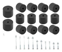 Karoslyft Block Kit, 5 cm, Glasfiberförstärkt Nylon, 4 kg Vikt, 27 cm Dimensioner, Kompatibel med Nissan Navara D22 Dubbelhytt 4X4