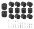 Karoslyft Block Kit, 5 cm, Glasfiberförstärkt Nylon, 4 kg Vikt, 27 cm Dimensioner, Kompatibel med Nissan Navara D22 Dubbelhytt 4X4