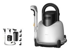 Tygrengöring, 18000 Pa Max Sugkraft, 1.7L Rent Vattentank, 1.4L Smutsig Vattentank, Dubbel Rengöringsläge, Kompakt Design
