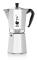 Italiensk kaffebryggare - BIALETTI - Moka Express - Lämplig för alla spishällar utom induktion - 18 koppar - 810 ml - Rostfritt stål